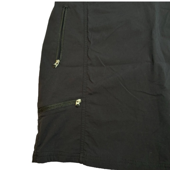 L.L. Bean Womens Everyday Performance Wrap Skort Short Black Size 14 - Picture 3 of 6
